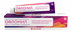 Купить офломил дерма, крем для наружного применения 0,25%, 15г в Нижнем Новгороде