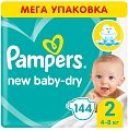 Купить pampers new baby (памперс) подгузники 2 мини 4-8кг, 144шт в Нижнем Новгороде