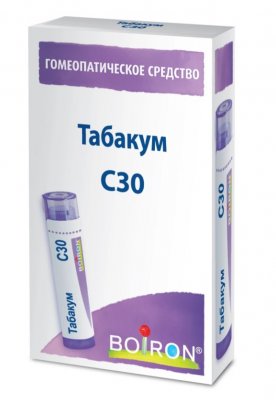 Купить табакум с30, гомеопатический монокомпонентный препарат растительного происхождения, гранулы гомеопатические 4 гр в Нижнем Новгороде