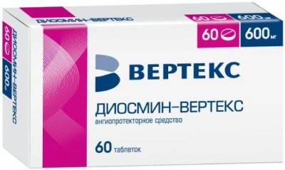 Купить диосмин-вертекс, таблетки, покрытые пленочной оболочкой 600мг, 60 шт в Нижнем Новгороде