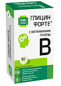 Купить глицин форте с витаминами группы в будь здоров, таблетки 60шт бад в Нижнем Новгороде