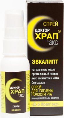 Купить антихрап доктор храп экс спрей с эвкалипт, 60мл в Нижнем Новгороде
