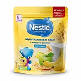 Nestle (Нестле) каша молочная мультизлаковая яблоко, банан, 220г