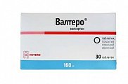 Купить валтеро, таблетки покрытые пленочной оболочкой 160 мг, 30 шт в Нижнем Новгороде