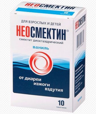 Купить неосмектин, порошок для приготовления суспензии для приема внутрь, ванильный 3г, пакеты 10 шт в Нижнем Новгороде