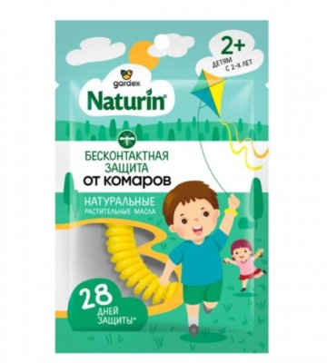 Купить gardex naturin (гардекс) браслет репеллентный от комаров, для взрослых и детей с 2 лет, 1 шт. в Нижнем Новгороде