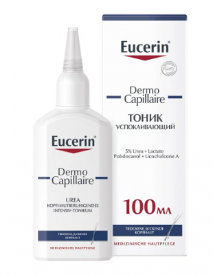 Купить eucerin dermo capillaire (эуцерин) тоник для кожи головы успокаивающий 100 мл в Нижнем Новгороде