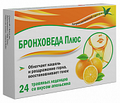 Купить бронхо веда плюс, леденцы со вкусом апельсина, 24 шт бад в Нижнем Новгороде