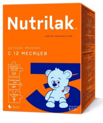 Купить нутрилак 3 (nutrilak 3) молочко детское с 12 месяцев, 600г в Нижнем Новгороде