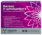 Купить витамир витекс и цимицифуга комплекс с витамином д3, таблетки, покрытые оболочкой массой 165мг 30шт бад в Нижнем Новгороде