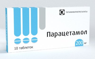 Купить парацетамол, таблетки 200мг, 10 шт в Нижнем Новгороде