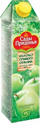 Купить сады придонья сок, ябл. 100% 1л (сады придонья апк, россия) в Нижнем Новгороде