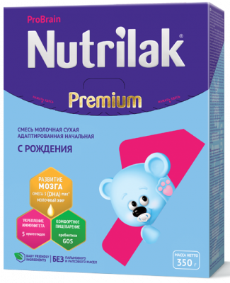 Купить нутрилак премиум 1 (nutrilak premium 1) молочная смесь с рождения, 350г в Нижнем Новгороде