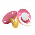 Соска-пустышка латексная Солнышко с кольцом