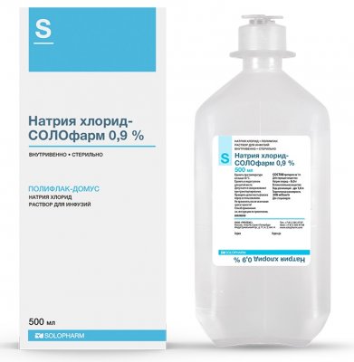 Купить натрия хлорид, раствор для инфузий 0,9%, флакон 500мл в Нижнем Новгороде