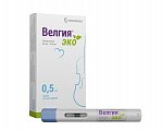 Купить велгия эко, раствор для подкожного введения 0,5 мг/доза 0,5мл шприц в автоинжекторе 4шт в Нижнем Новгороде