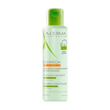 A-Derma Exomega Control (А-Дерма) гель для тела, волос очищающий 2в1 смягчающий 500мл