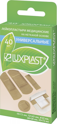 Купить luxplast (люкспласт) пластырь неткевая основа универсальный набор, 40 шт в Нижнем Новгороде
