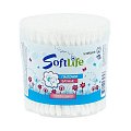 Палочки ватные круглая банка SoftLife (СофтЛайф) 200 шт