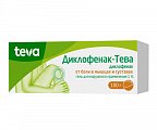 Купить диклофенак-тева, гель для наружного применения 1%, 100г в Нижнем Новгороде