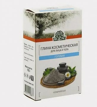 Биозон глина голубая для лица и тела кембрийская 100г
