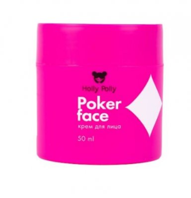 Купить holly polly (холли полли) poker face крем для лица, увлажнение, сияние и питание, 50 мл в Нижнем Новгороде