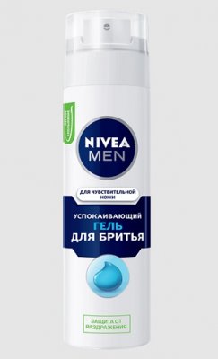Купить nivea (нивея) для мужчин гель для бритья для чувствительной кожи, 200мл в Нижнем Новгороде