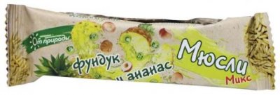 Купить батончик-мюсли фундук и ананас, 25 г в Нижнем Новгороде