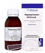 Купить парацетамол-эколаб, суспензия для приема внутрь [для детей], 120 мг/5 мл, 100 мл в Нижнем Новгороде