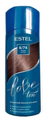 Купить estel (эстель) бальзам для волос оттеночный love ton 150 мл тон 6/74 темный каштан в Нижнем Новгороде