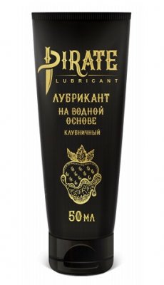 Купить pirate (пират) лубрикант на водной основе клубничный, 50мл в Нижнем Новгороде