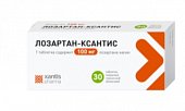 Купить лозартан-ксантис, таблетки, покрытые пленочной оболочкой 100мг, 30 шт в Нижнем Новгороде