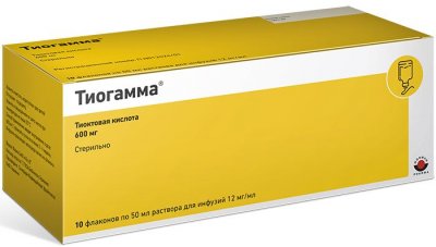 Купить тиогамма, раствор для инфузий 12мг/мл, флакон 50мл, 10 шт в Нижнем Новгороде
