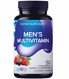 LIVS (Ливс) Комплекс мультивитаминов для мужчин, пастилки жевательные вкус фрукты и ягоды, 50 шт БАД
