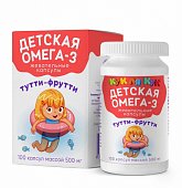 Купить кук ля кук омега-3 для детей, капсулы жевательные 500мг, 100 шт со вкусом тутти-фрутти бад в Нижнем Новгороде