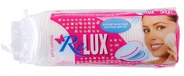 Relux (Релюкс) ватные диски, 50шт