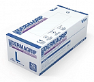 Перчатки смотровые dermagrip high risk неопудренные размер L 25 пар