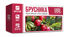 Купить фиточай брусники листья грин сайд, фильтр-пакеты 1,5г, 20 шт бад в Нижнем Новгороде