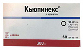 Купить кьюпинекс, таблетки, покрытые пленочной оболочкой 300мг, 60 шт в Нижнем Новгороде