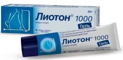 Купить лиотон 1000, гель для наружного применения 1000ме/г, 30г в Нижнем Новгороде