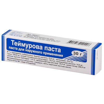 Купить теймурова паста для наружного применения, 30 г в Нижнем Новгороде