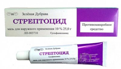 Купить стрептоцид, мазь 10% 25г (биосинтез оао, россия) в Нижнем Новгороде