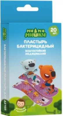 Купить пластырь ми-ми-мишки набор пластырь влагостойкий детский 1,9х7,2, 20 шт в Нижнем Новгороде