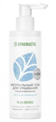Купить synergetic (синергетик) гель для умывания натуральный увлажняющий, 200 мл в Нижнем Новгороде