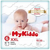 Купить mykiddo premium (майкиддо) подгузники-трусики для детей 15-22кг, 32 шт размер ххl в Нижнем Новгороде