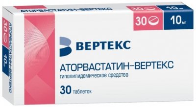 Купить аторвастатин, таблетки, покрытые пленочной оболочкой 10мг, 30 шт в Нижнем Новгороде