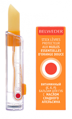 Купить belweder (бельведер) бальзам для губ с маслом сладкого апельсина и витамином с 4г в Нижнем Новгороде