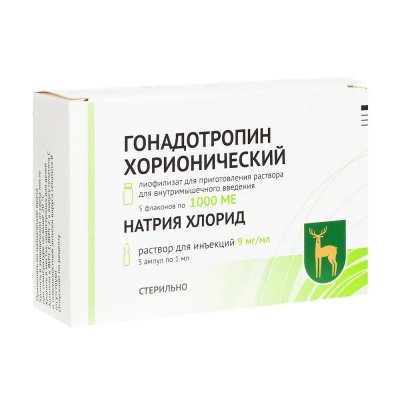 Купить гонадотропин хорионический, лиофилизат для приготов раствора для внутримыш введения 1000ед, флаконы 5шт в Нижнем Новгороде
