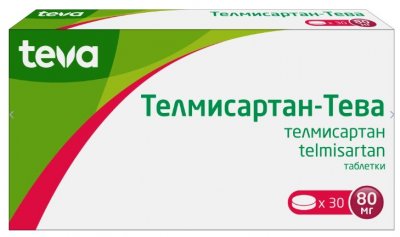 Купить телмисартан-тева таблетки 80мг, 30 шт в Нижнем Новгороде