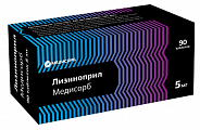 Купить лизиноприл медисорб, таблетки 5 мг, 90 шт в Нижнем Новгороде